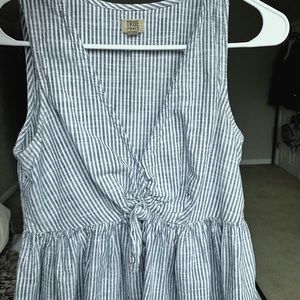 Striped Sleeveless Top